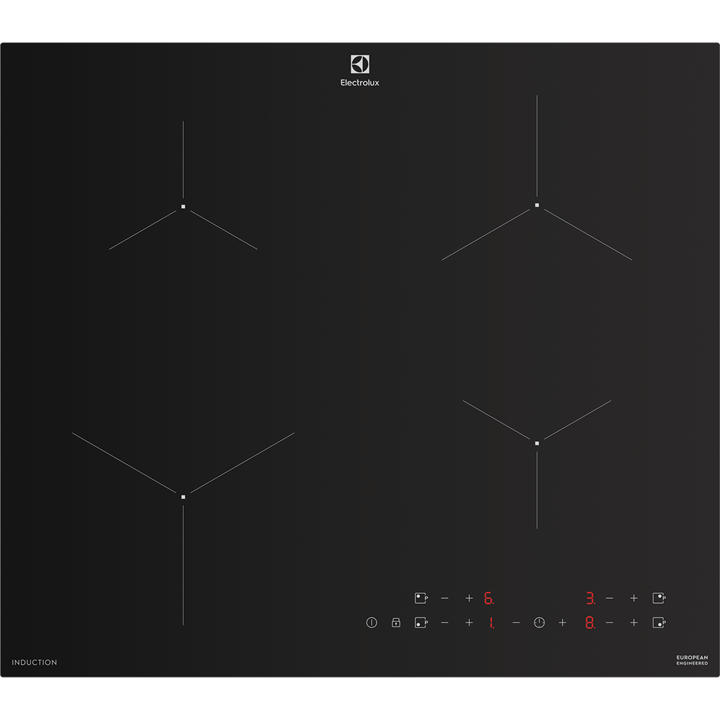 60cm UltimateTaste 300 built-in induction hob with 4 cooking zones