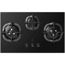 80cm UltimateTaste 300 built-in gas hob with 3 cooking zones