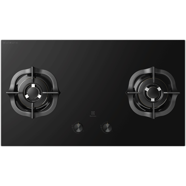 90cm UltimateTaste 300 built-in gas hob with 2 cooking zones