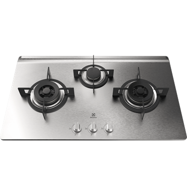 86cm UltimateTaste 300 built-in gas hob with 3 cooking zones