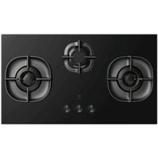 90cm UltimateTaste 500 built-in gas hob with 3 cooking zones