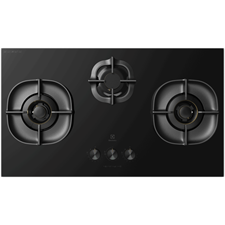 90cm UltimateTaste 700 built-in gas hob with 3 cooking zones