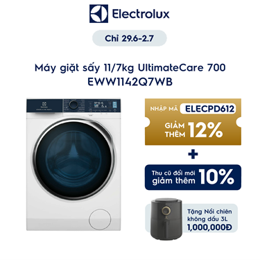 11kg/7kg UltimateCare 700 washer dryer