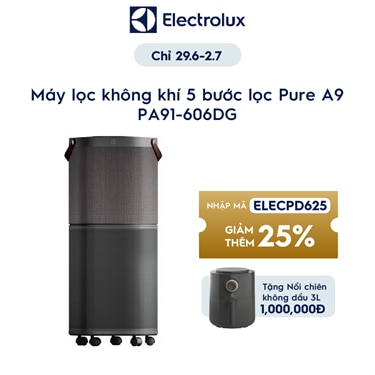 Pure A9 air purifier with 5 stage filter for 88m2